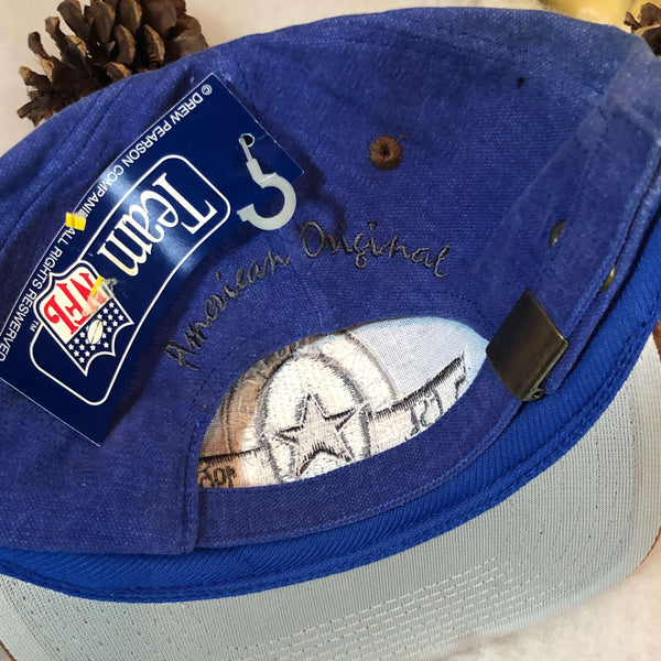 Vintage Deadstock NWT NFL Dallas Cowboys Drew Pearson Denim Strapback Hat