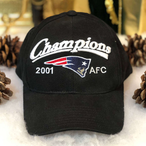 Vintage 2001 NFL New England Patriots AFC Champions Snapback Hat