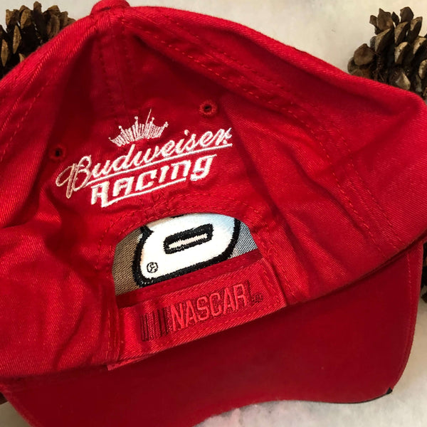 Vintage NASCAR Dale Earnhardt Jr. Budweiser Racing Strapback Hat