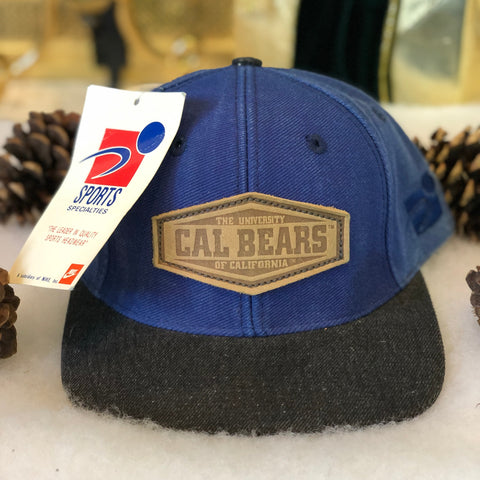 Vintage Deadstock NWT Sports Specialties NCAA California Golden Bears Snapback Hat