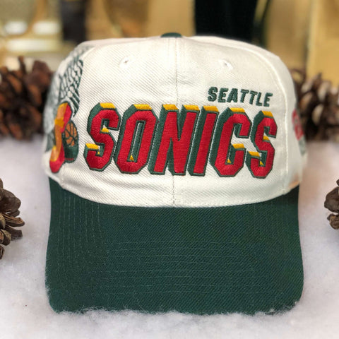 Vintage NBA Seattle Supersonics Sports Specialties Shadow Snapback Hat