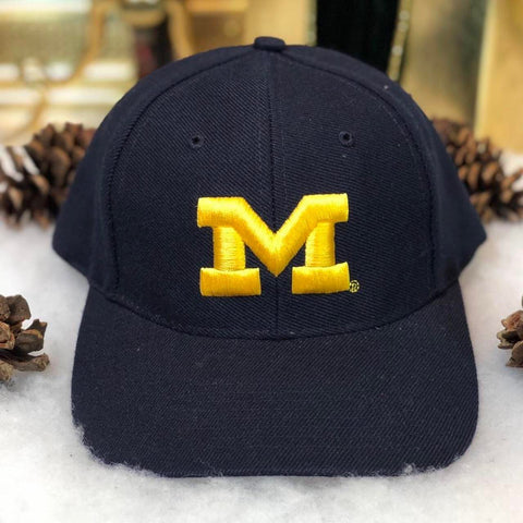 Vintage NCAA Michigan Wolverines Top of the World Wool Snapback Hat