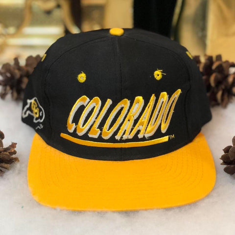 Vintage NCAA Colorado Buffaloes Top of the World Twill Snapback Hat