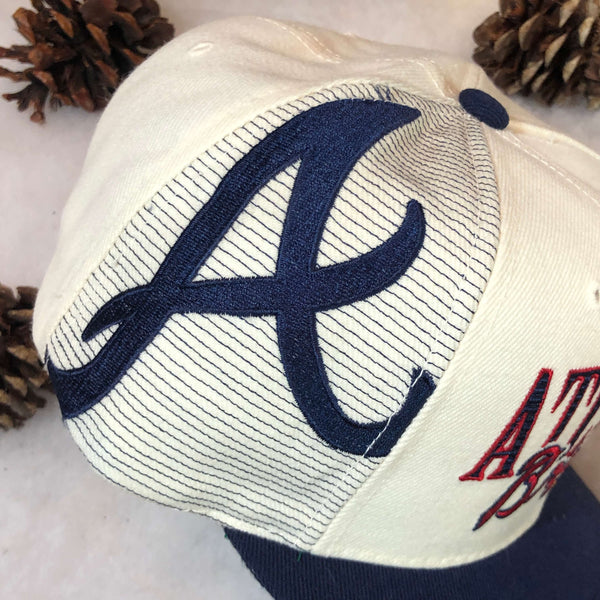 Vintage MLB Atlanta Braves Sports Specialties Laser Snapback Hat