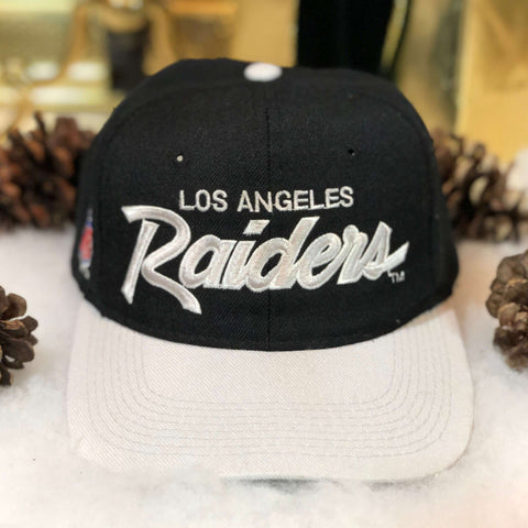 Vintage NFL Los Angeles Raiders Sports Specialties Script Snapback Hat