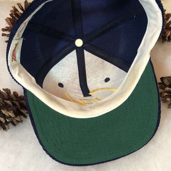 Vintage NCAA California Golden Bears Twins Enterprise Corduroy Script Snapback Hat