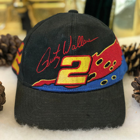 Vintage Nutmeg Mills NASCAR Rusty Wallace Snapback Hat