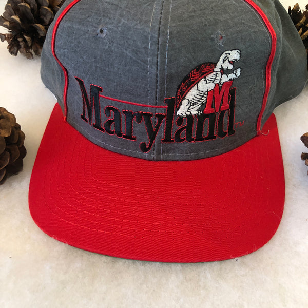 Vintage Deadstock NWOT The Game NCAA Maryland Terrapins Snapback Hat