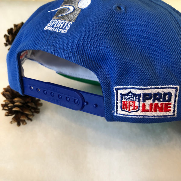 Vintage Deadstock NWT Sports Specialties Grid NFL Detroit Lions Snapback Hat