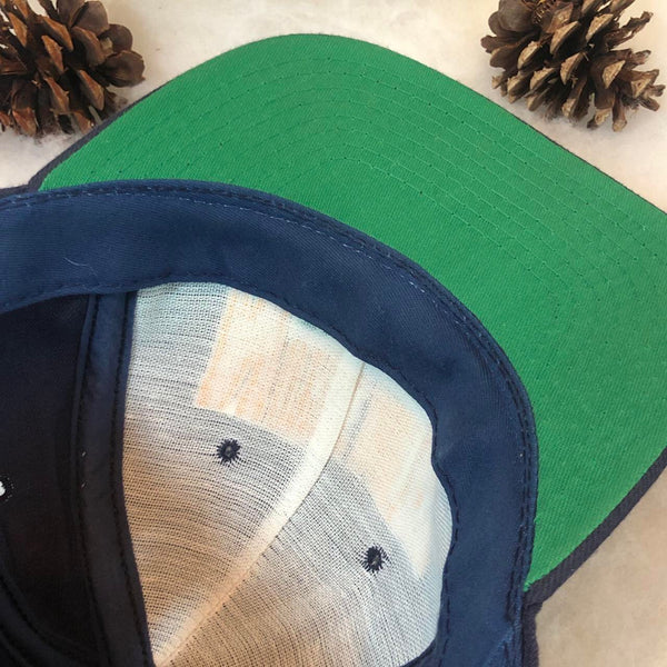 Vintage NCAA Notre Dame Fighting Irish P Cap Twill Snapback Hat