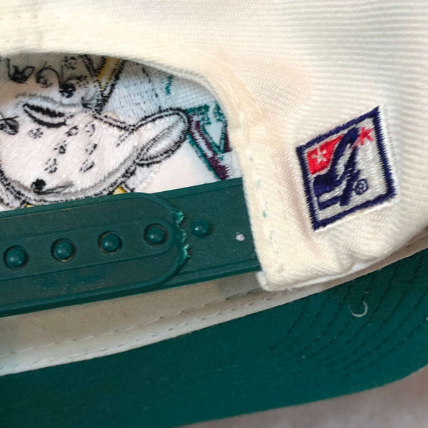 Vintage NHL Anaheim Mighty Ducks The Game Spellout Snapback Hat