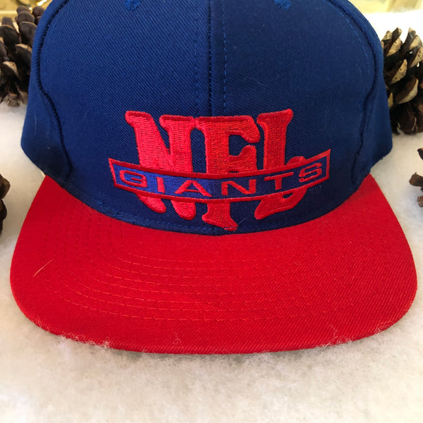 Vintage Deadstock NWOT Nutmeg Mills NFL New York Giants Snapback Hat