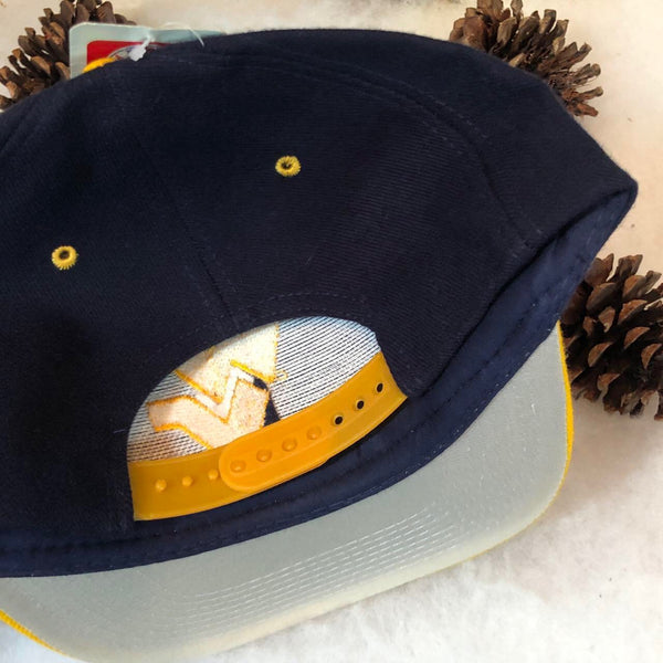 Vintage Deadstock NWT NCAA West Virginia Mountaineers Logo 7 Wool Snapback Hat