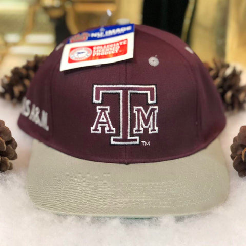 Vintage Deadstock NWT NCAA Texas A&M Aggies Nu Image Twill Snapback Hat
