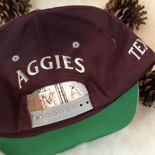 Vintage Deadstock NWT NCAA Texas A&M Aggies Nu Image Twill Snapback Hat