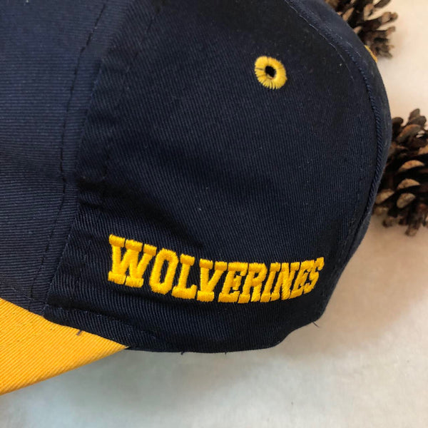 Vintage NCAA Michigan Wolverines Competitor Twill Snapback Hat
