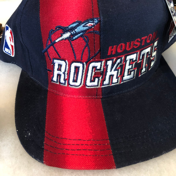 Vintage Deadstock NWT Sports Specialties NBA Houston Rockets 1997 Draft Day Snapback Hat