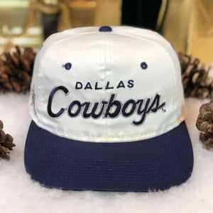 Vintage NFL Dallas Cowboys Sports Specialties Twill Script Snapback Hat