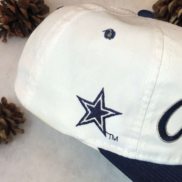 Vintage NFL Dallas Cowboys Sports Specialties Twill Script Snapback Hat