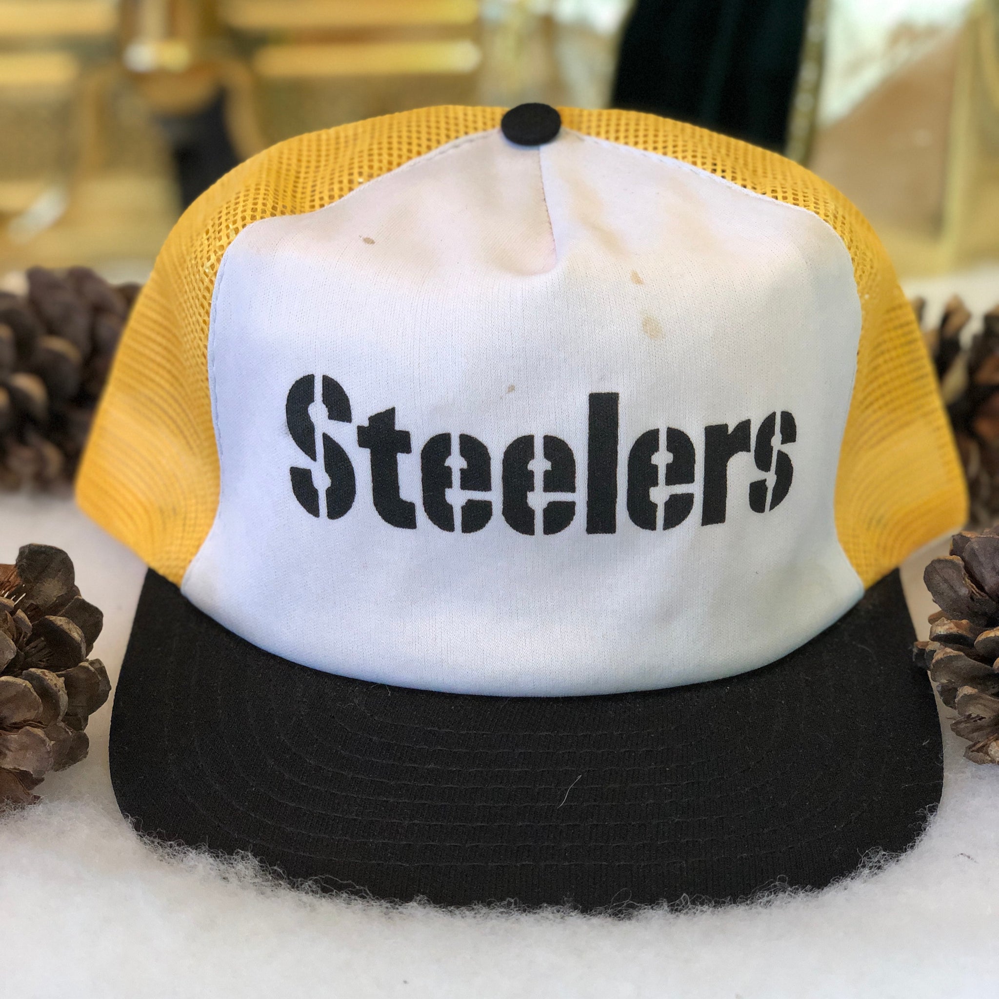 Vintage NFL Pittsburgh Steelers Trucker Hat Snapback