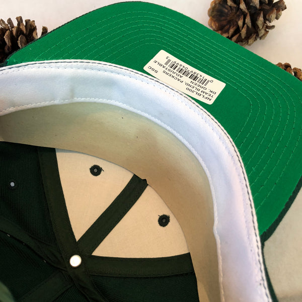 Vintage Deadstock NWT Sports Specialties NFL Green Bay Packers Plain Logo Snapback Hat