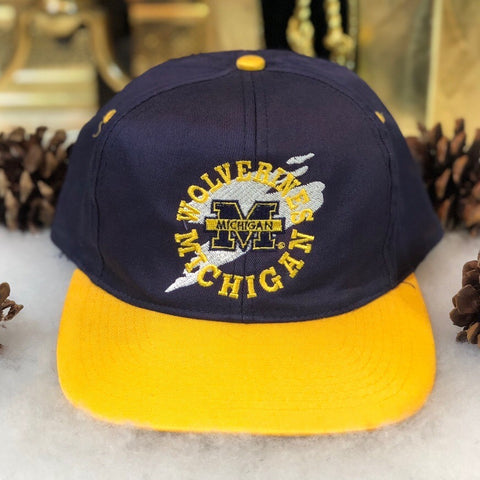 Vintage NCAA Michigan Wolverines Fresh Caps Twill Snapback Hat
