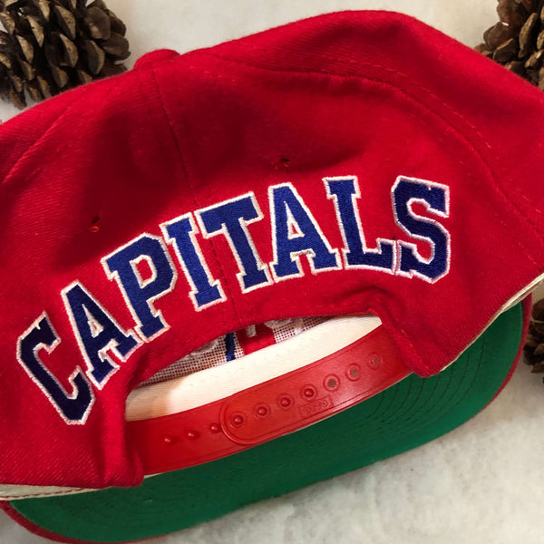 Vintage NHL Washington Capitals American Needle Blockhead Wool Snapback Hat