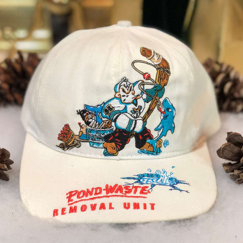 Vintage Disney Mighty Ducks "Pond Waste Removal Unit" Snapback Hat