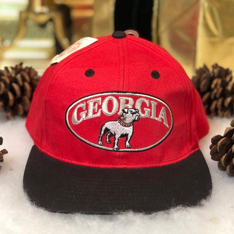 Vintage Deadstock NWT NCAA Georgia Bulldogs Twill Snapback Hat