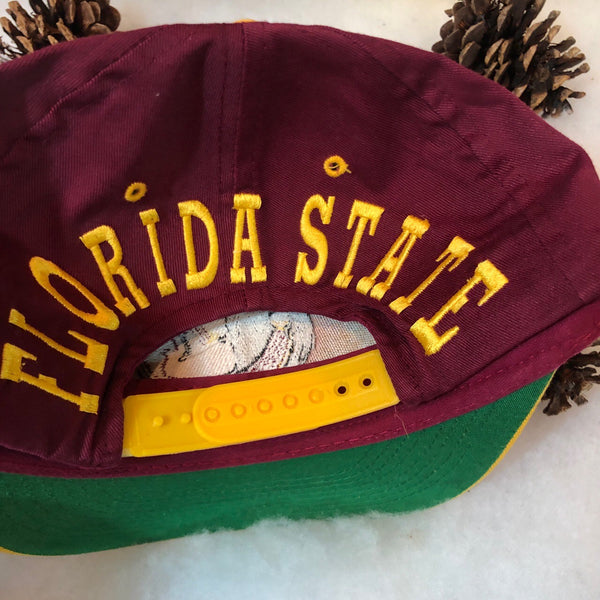Vintage Deadstock NWT NCAA Florida State Seminoles Competitor Twill Snapback Hat