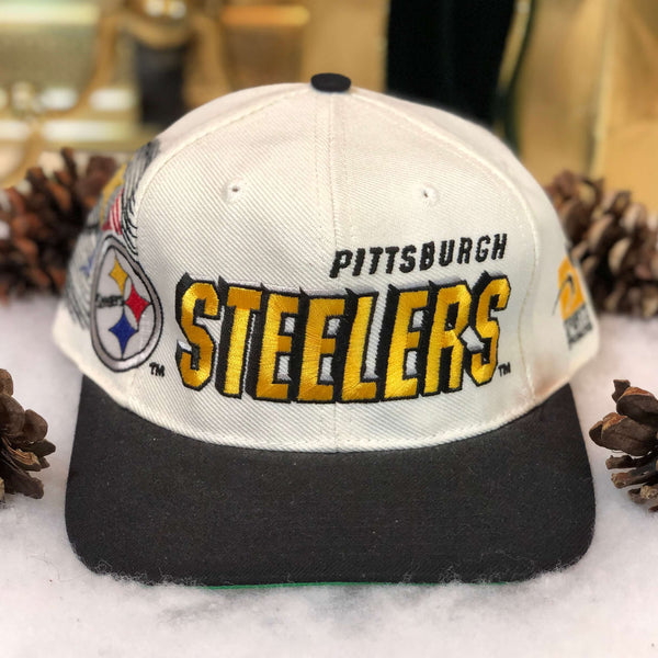 Vintage NFL Pittsburgh Steelers Sports Specialties Shadow Snapback Hat