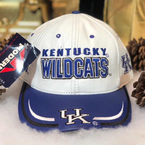 Vintage Deadstock NWT NCAA Kentucky Wildcats Leather Strapback Hat