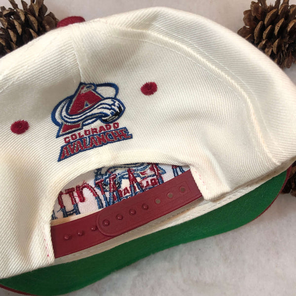 Vintage NHL Colorado Avalanche Twins Enterprise Wool Snapback Hat