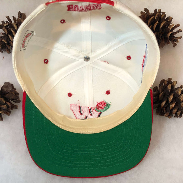 Vintage 1993 NCAA Rose Bowl Wisconsin Badgers Nutmeg Mills Wool Snapback Hat