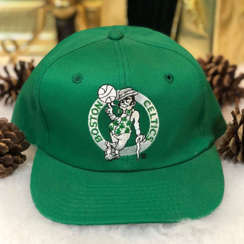 Vintage Deadstock NWOT NBA Boston Celtics Twins Enterprise Twill Snapback Hat