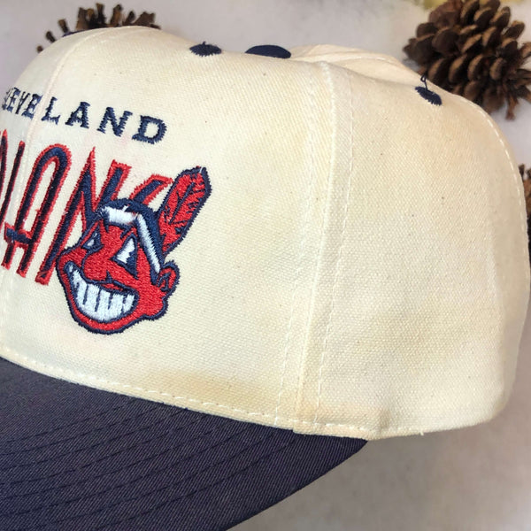 Vintage MLB Cleveland Indians Outdoor Cap Twill Strapback Hat