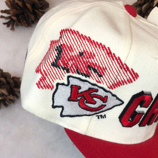 Vintage Deadstock NWT NFL Kansas City Chiefs Sports Specialties Shadow Snapback Hat