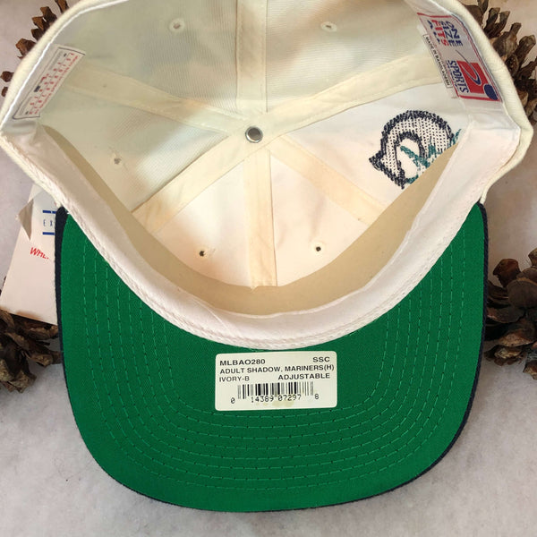 Vintage Deadstock NWT MLB Seattle Mariners Sports Specialties Shadow Snapback Hat