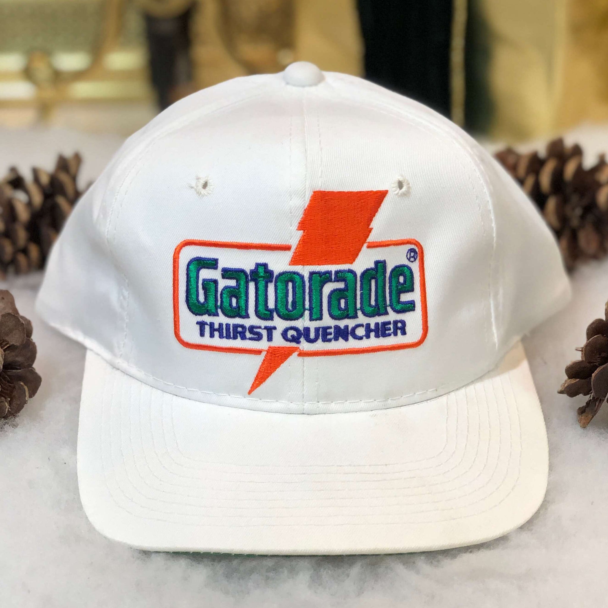 Vintage Deadstock NWOT Gatorade Thirst Quencher Sports Specialties Twill Snapback Hat