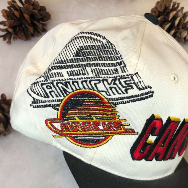 Vintage NHL Vancouver Canucks Sports Specialties Shadow Snapback Hat