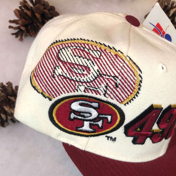Vintage Deadstock NWT NFL San Francisco 49ers Sports Specialties Shadow Snapback Hat