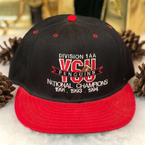 Vintage NCAA Youngstown State Penguins Division 1AA 3x Champions Wool Strapback Hat