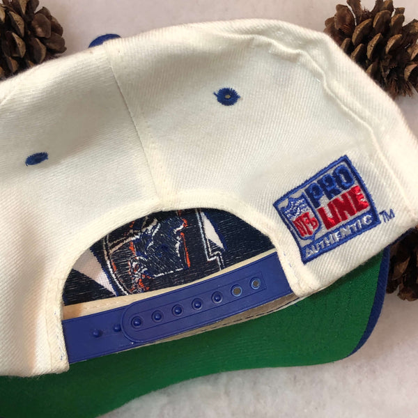 Vintage NFL Denver Broncos Logo Athletic Sharktooth Snapback Hat