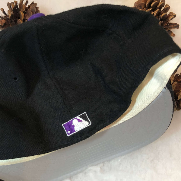 Vintage MLB Colorado Rockies New Era Wool Fitted Hat 7 1/8