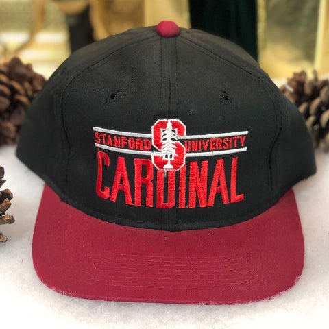 Vintage Deadstock NWOT NCAA Stanford Cardinals Cardinal Cap Twill Snapback Hat
