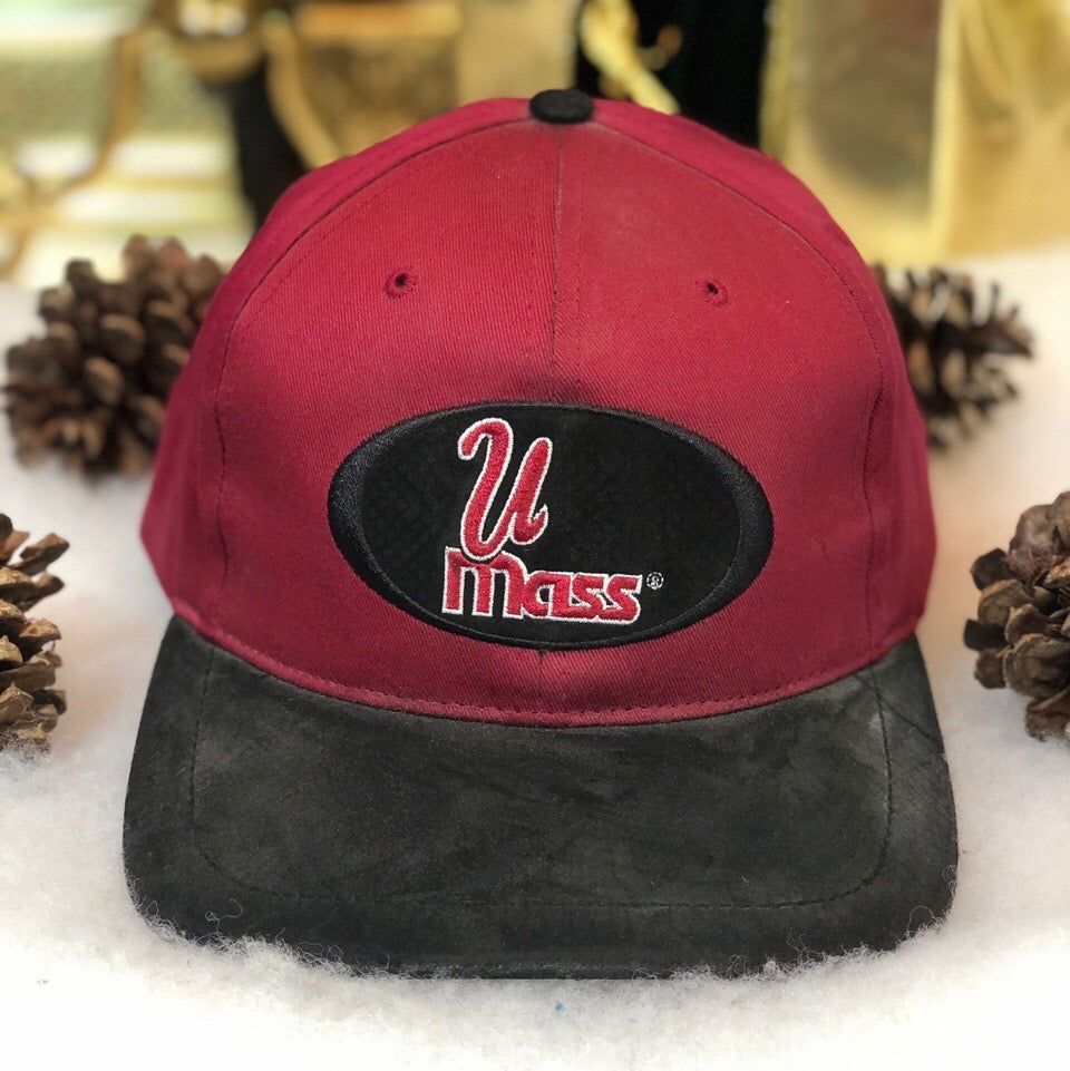 Vintage Deadstock NWOT NCAA UMass Massachusetts Minutemen Twins Enterprise Twill Snapback Hat