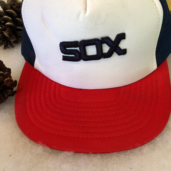 Vintage Deadstock NWOT Sportcap MLB Chicago White Sox Trucker Hat Snapback