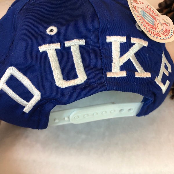 Vintage Deadstock NWT NCAA Duke Blue Devils Competitor Twill Snapback Hat