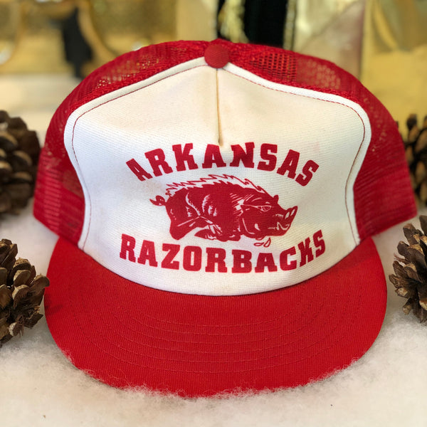 Vintage NCAA Arkansas Razorbacks Trucker Hat Snapback