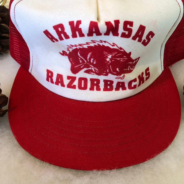 Vintage NCAA Arkansas Razorbacks Trucker Hat Snapback